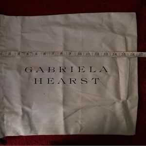 Gabriela Hearst draw string dust bag